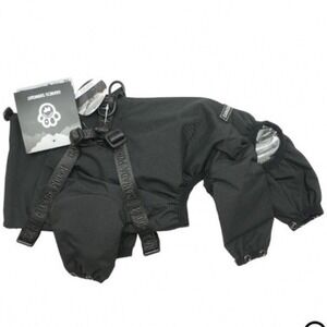 Canada Pooch Dog Snowsuit Harness Size 12 Large Black Insulated Waterproof New